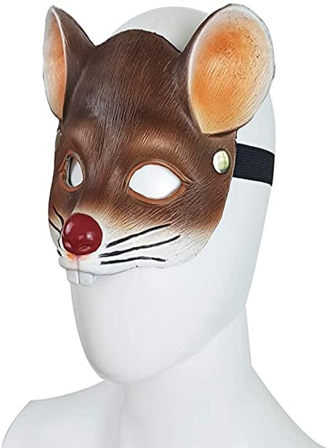 Joylern Animal Mask 3D Mouse Mask Halloween Mask for Halloween Cosplay Party Props - Brown - Image 4